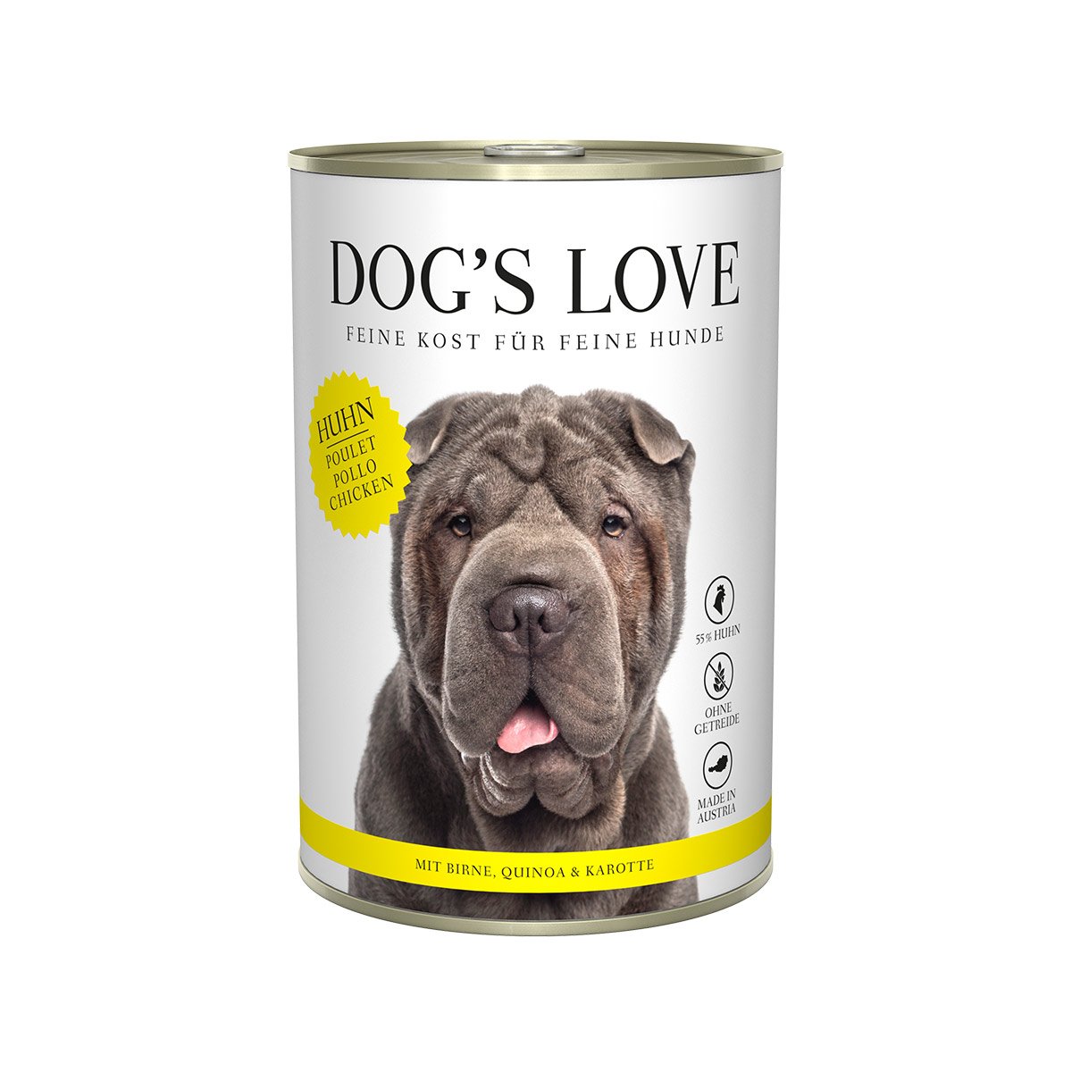Dog's Love Classic Huhn mit Birne, Quinoa und Karotte 12x400g von Dog's Love