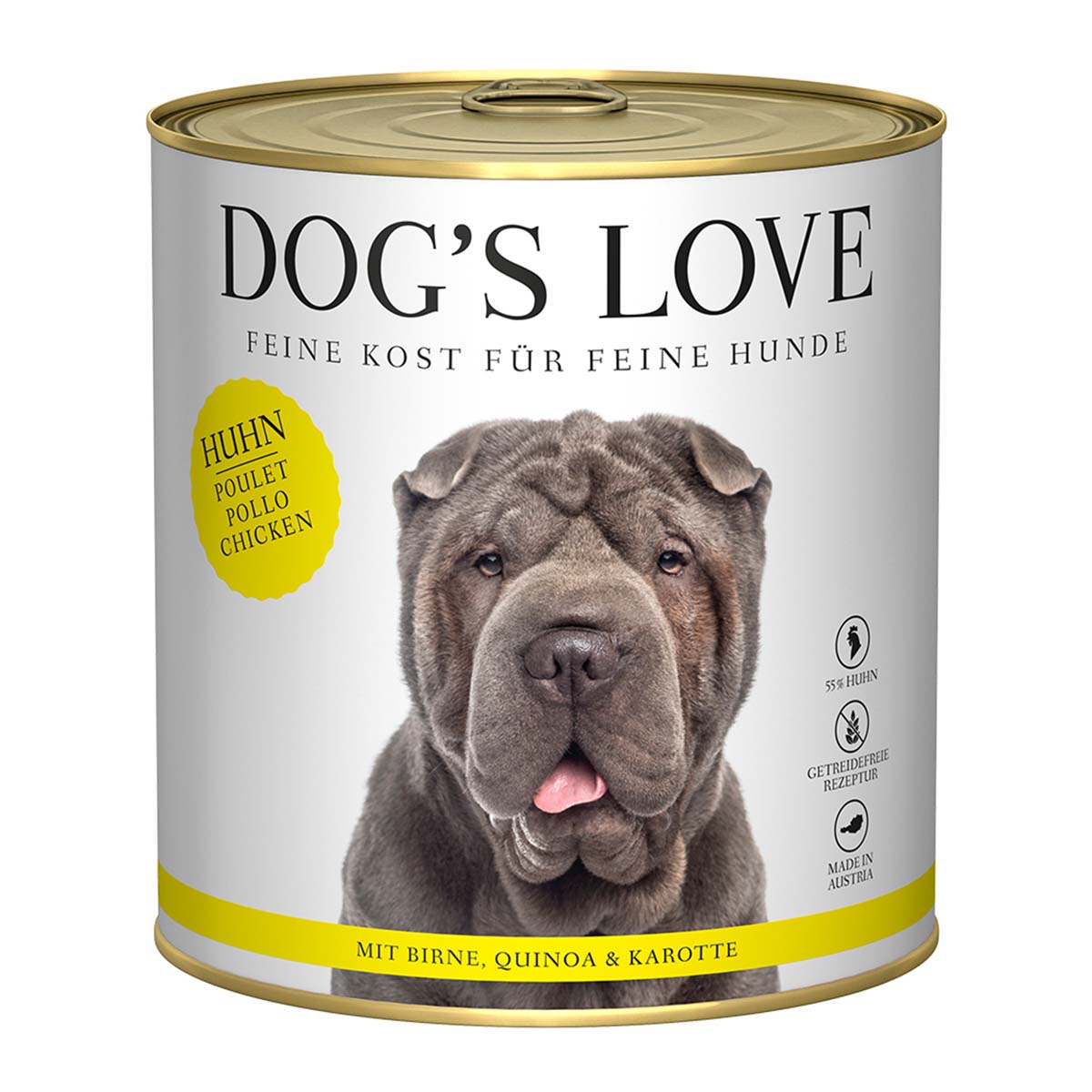 Dog's Love Classic Huhn mit Birne, Quinoa und Karotte 12x800g von Dog's Love