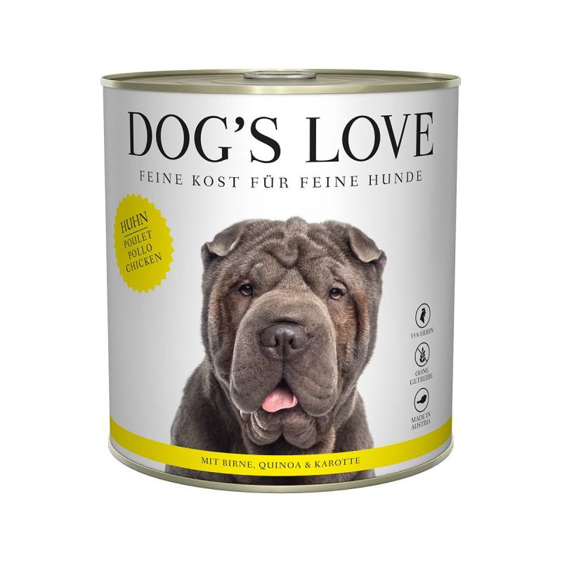 Dog's Love Classic Huhn mit Birne, Quinoa und Karotte 6x800g von Dog's Love