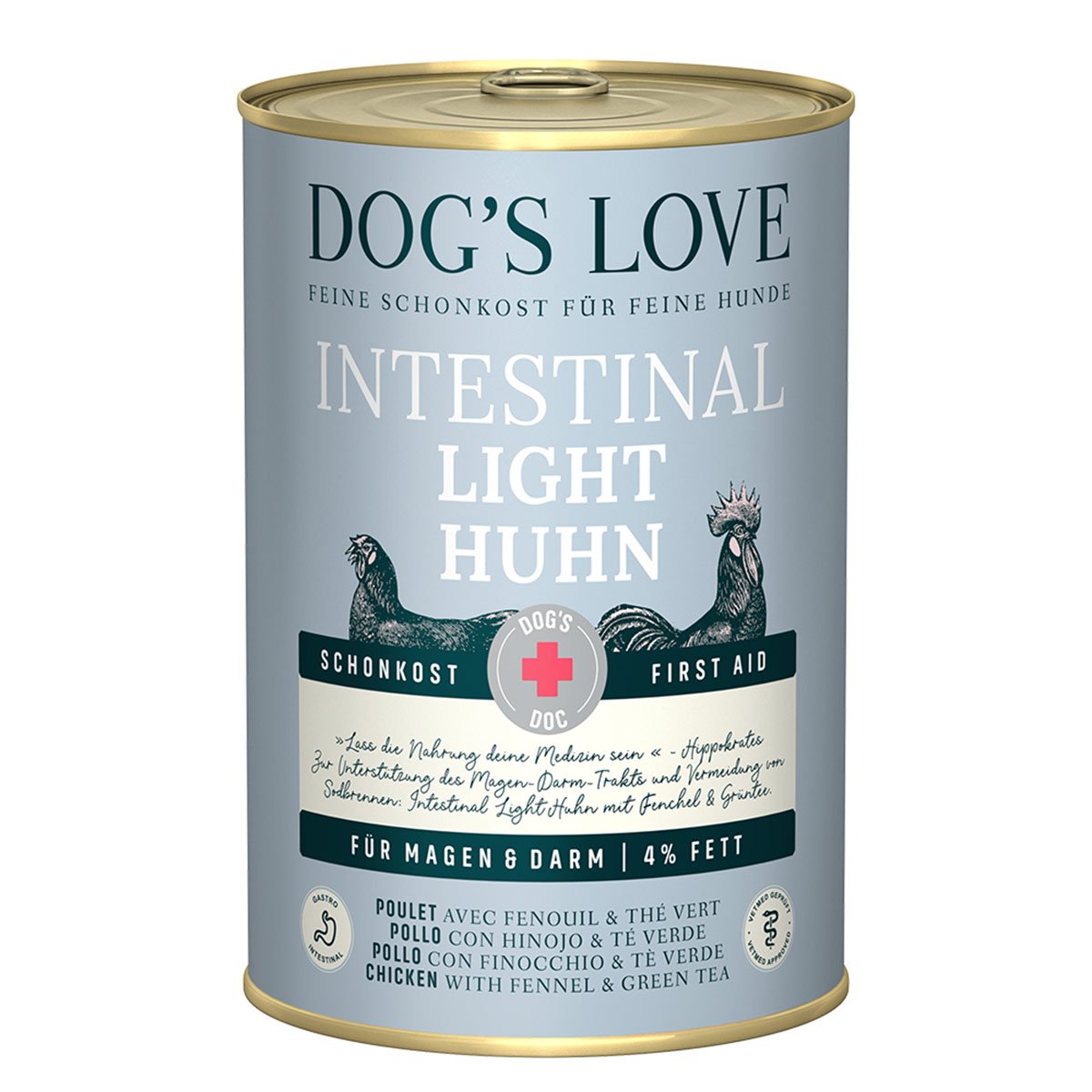 Dog's Love DOC Intestinal Light Huhn 6x400 g von Dog's Love