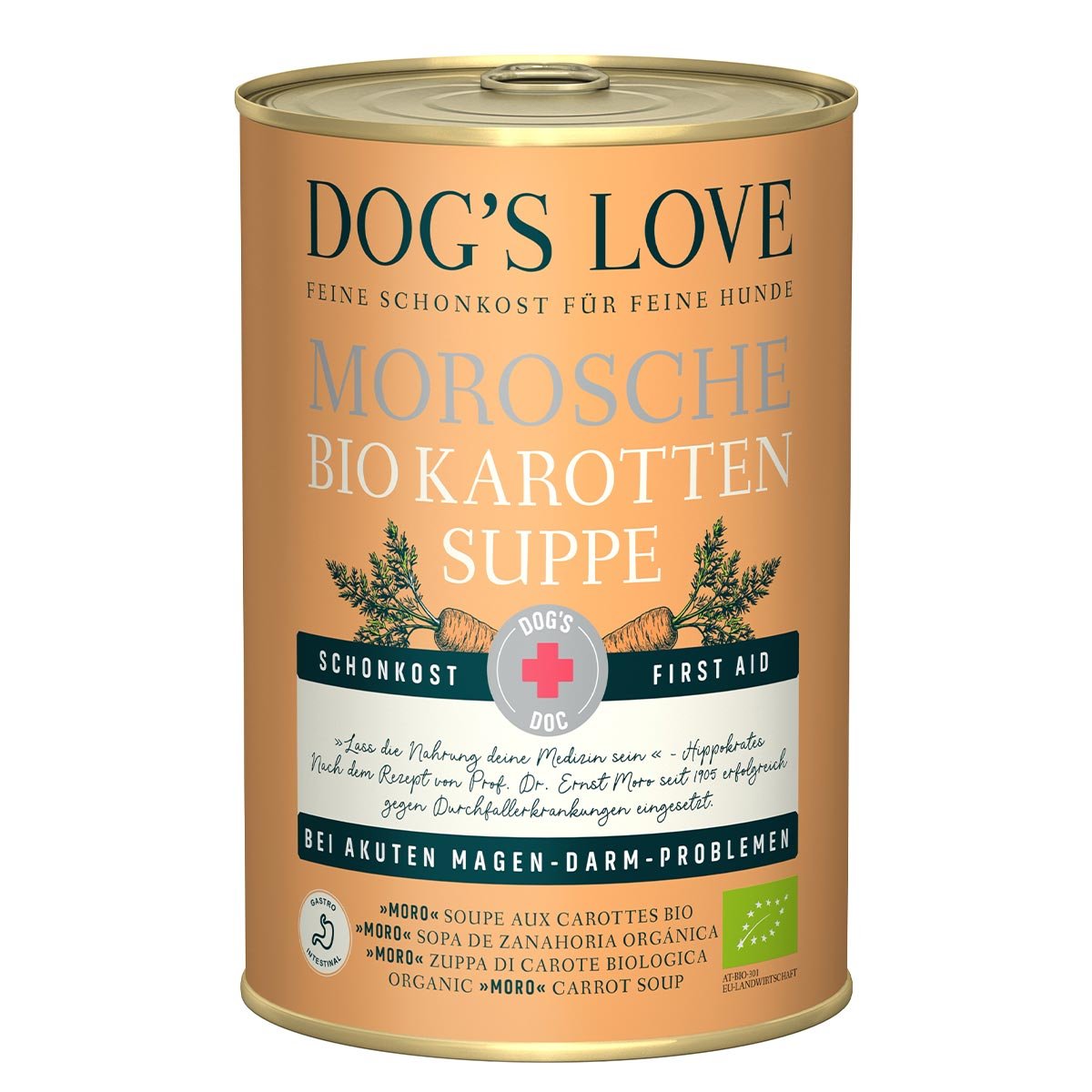 Dog's Love DOC Morosche BIO Karottensuppe 6x400g von Dog's Love