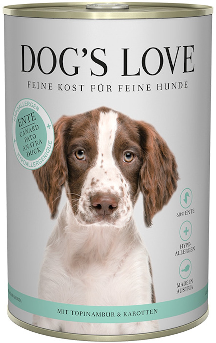 Dog's Love Hypoallergen 400g Dose Hundenassfutter von Dog's Love
