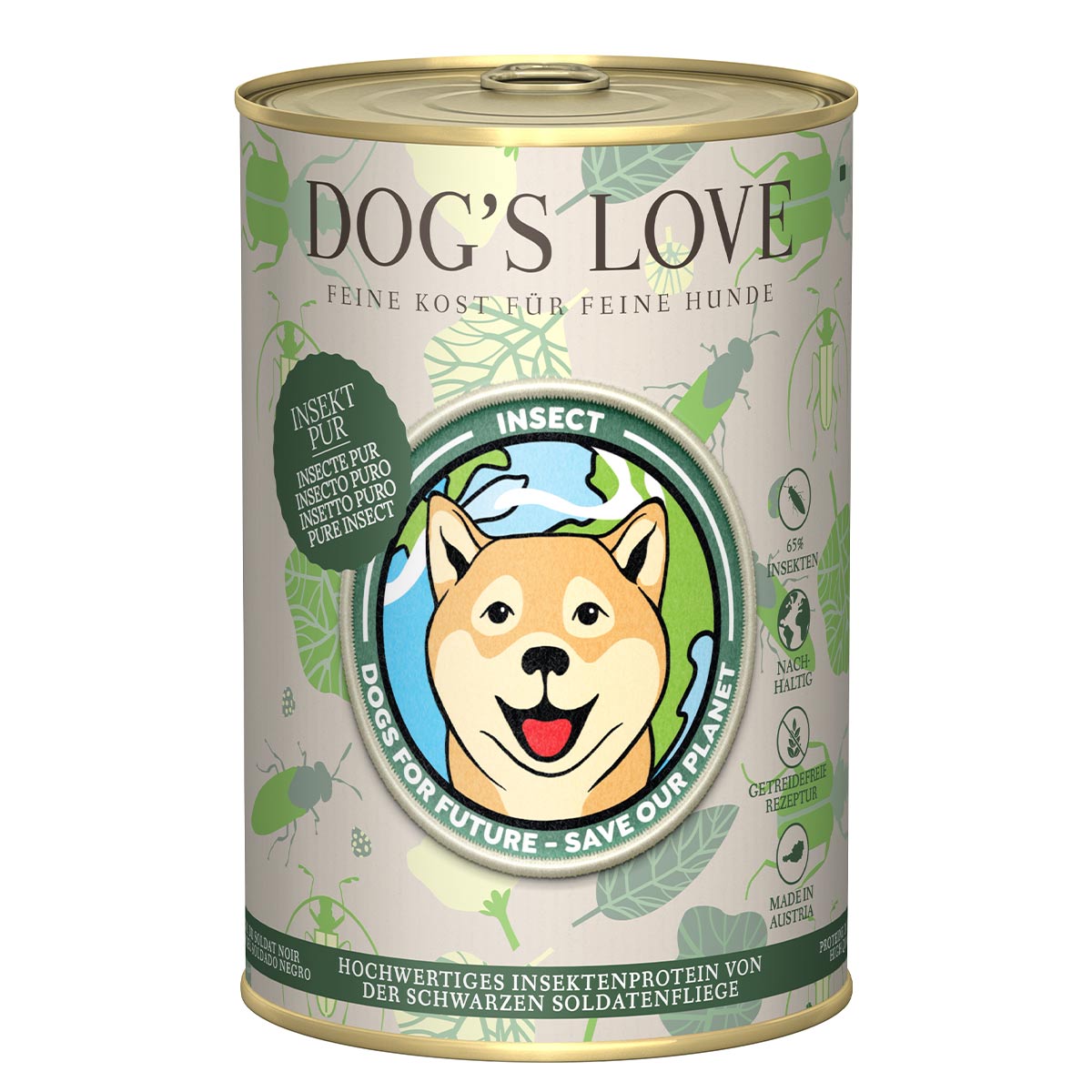 Dog's Love INSEKT Pur 6x400g von Dog's Love