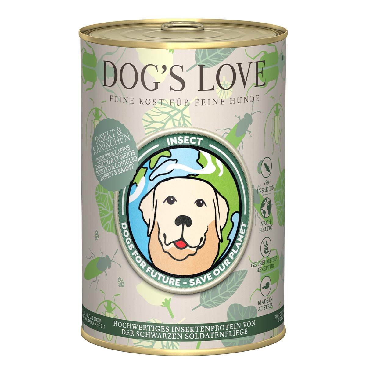 Dog's Love INSEKT & KANINCHEN 6x400g von Dog's Love