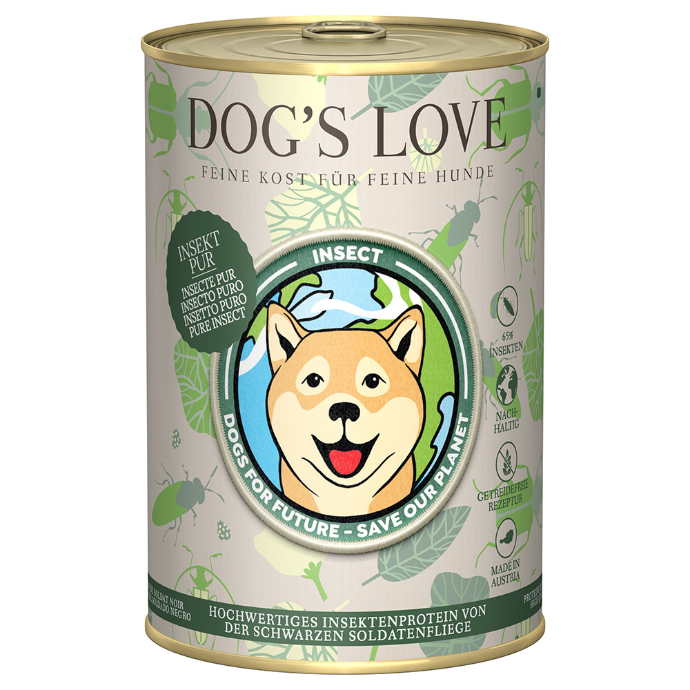 Dog´s Love Insect  - 6 x 400 g von Dog´s Love