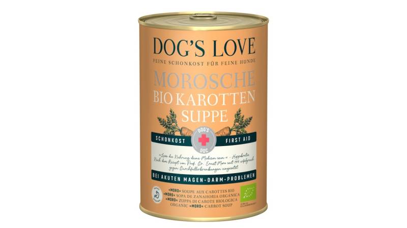 Dog's Love Morosche Bio-Karottensuppe 400 Hundenassfutter 12 x 400 Gramm