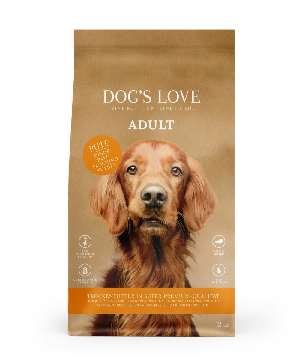 Dog's Love Pute 12 Kilogramm Hundetrockenfutter von Dog's Love