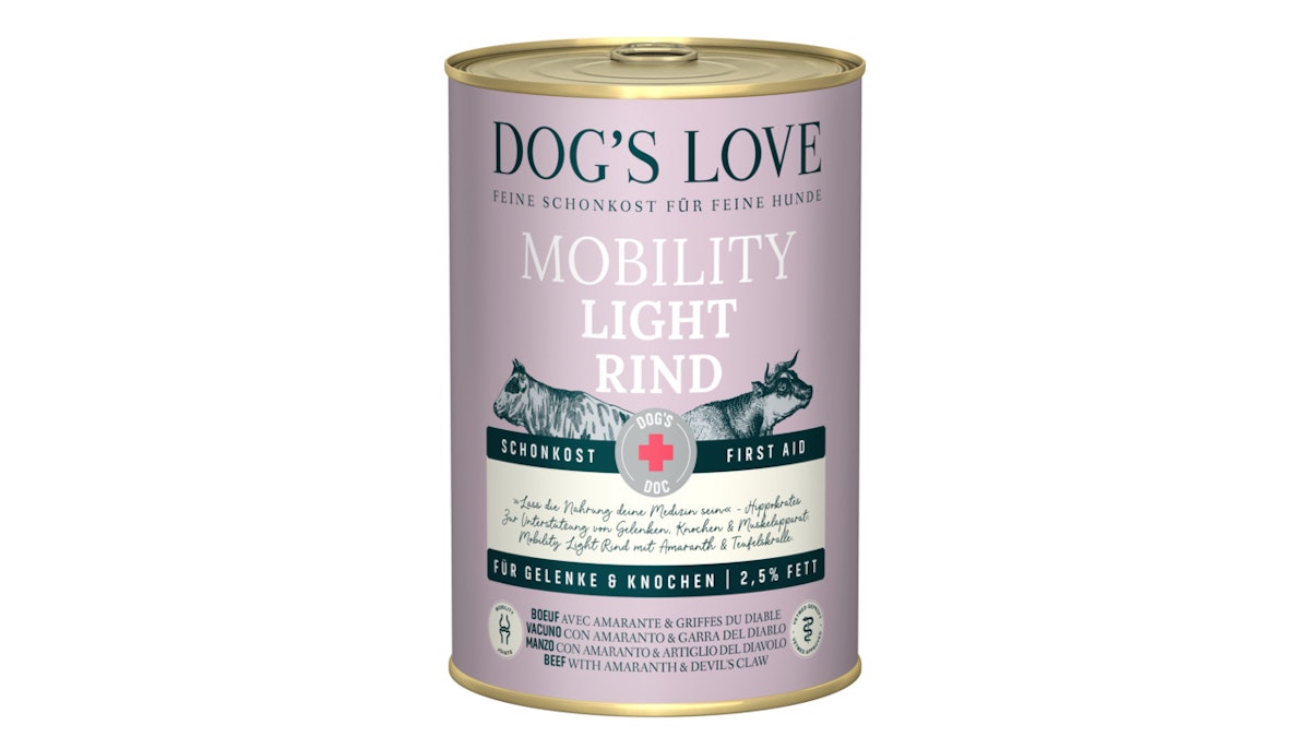 Dog's Love Schonkost mit 400 Gramm Hundenassfutter von Dog's Love