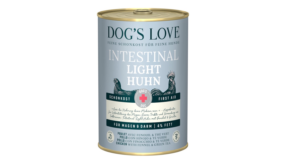 Dog's Love Schonkost mit 400 Gramm Hundenassfutter von Dog's Love