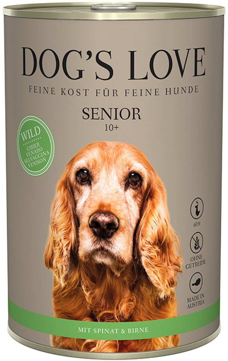 Dog's Love Senior 400g Dose Hundenassfutter von Dog's Love