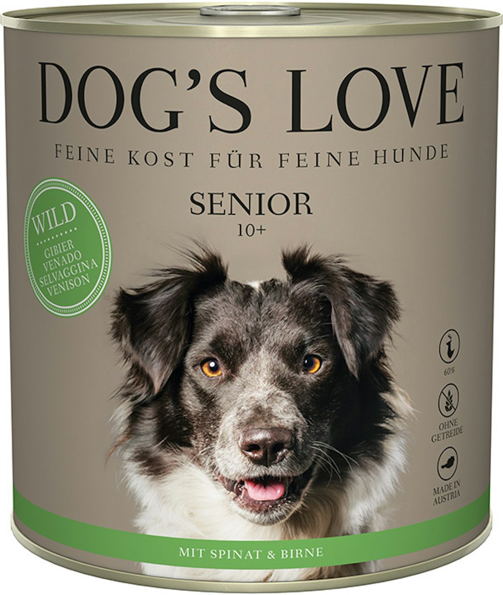 Dog's Love Senior 800g Dose Hundenassfutter von Dog's Love