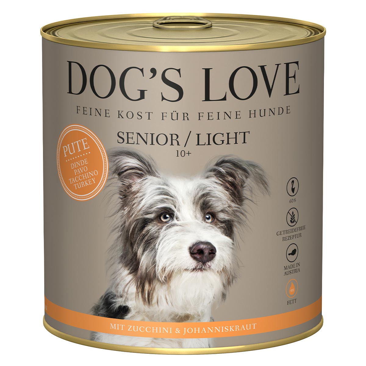 Dog's Love Senior Pute 6x800g Dog's Love Senior Pute 6x800g von Dog's Love