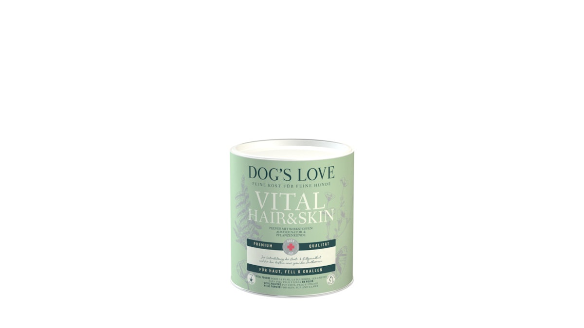Dog's Love Vital Hair&Skin Pulver 350 Gramm Nahrungsergänzung für Hunde von Dog's Love