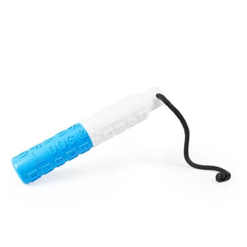 Dog & Field B-LINE Bumper Hundetraining Schnuller - Weiß & Blau | Gummi Wasserschwimmer für Training & Apportierübungen | Schwimmendes Hundespielzeug mit Wurfschnur | Gundog Training Dummies Dog & Field B-LINE Bumper Hundetraining Schnuller - Weiß & Blau | Gummi Wasserschwimmer für Training & Apportierübungen | Schwimmendes Hundespielzeug mit Wurfschnur | Gundog Training Dummies von Dog & Field