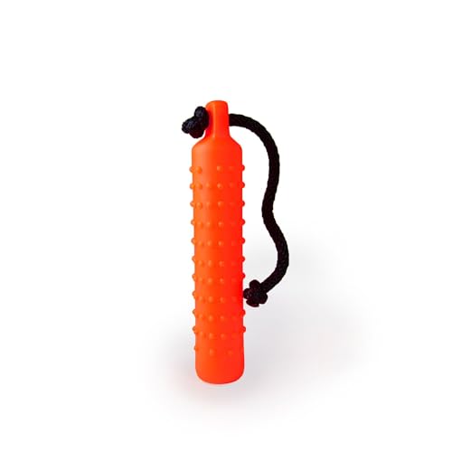 Dog & Field Easy Grip Gundog Orange Thrower - Kleines schwimmendes Spielzeug, Retrieval Trainer, Gundog Wasserschnuller mit Wurfschnur Dog & Field Easy Grip Gundog Orange Thrower - Kleines schwimmendes Spielzeug, Retrieval Trainer, Gundog Wasserschnuller mit Wurfschnur von Dog & Field