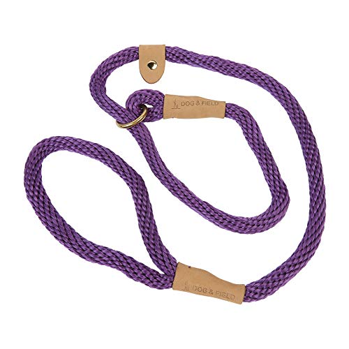 Dog & Field Lux Gewebte Retrieverleine - Heather, 1,2m Retrieverleine für Hunde, Weiche geflochtene Seil Hundeleine mit Messingbeschlägen & Lederbindungen, Trainingsleine für Hunde, Kein Halsband oder Dog & Field Lux Gewebte Retrieverleine - Heather, 1,2m Retrieverleine für Hunde, Weiche geflochtene Seil Hundeleine mit Messingbeschlägen & Lederbindungen, Trainingsleine für Hunde, Kein Halsband oder von Dog & Field