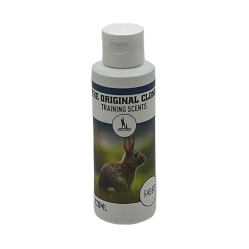 Dog & Field The Original Clone Dog Training Scents Gundog & Scent Training mit Fasan, Ente, Kaninchen und Huhn duftende Flüssigkeit (Kaninchen, 120 ml) von Dog & Field