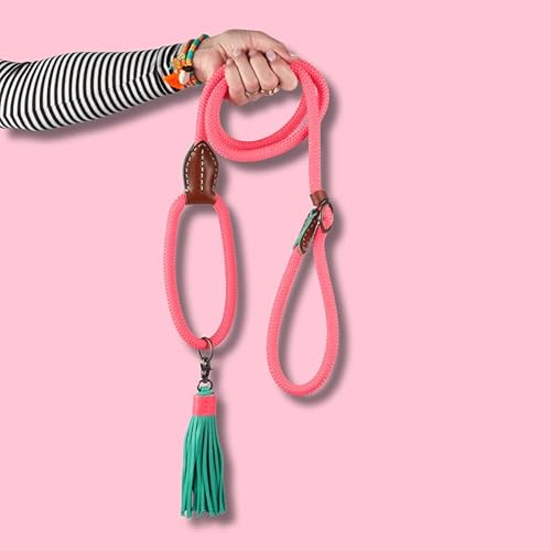 DWAM Dog with a Mission Dog Leash – Leine für Hunde – Rosa – Polyester/Leder – Einheitsgröße – 200 x 1,4 cm – Lange John Sugarbabe Sliplead Schlupfleine DWAM Dog with a Mission Dog Leash – Leine für Hunde – Rosa – Polyester/Leder – Einheitsgröße – 200 x 1,4 cm – Lange John Sugarbabe Sliplead Schlupfleine von Dog with a Mission