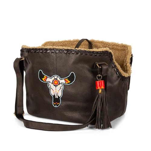 Dog with a Mission – Hundetragetasche | Hundetasche | Tragetasche für Hunde | Hundetrage | Tiertragetasche | Tasche | Bandit – Schwarz – Einheitsgröße – 45 x 30 x 27 cm von Dog with a Mission