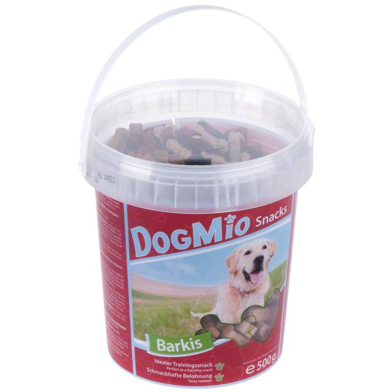 DogMio Barkis Trainingsleckerlis für Hunde - 500 g in Aufbewahrungsbox von DogMio