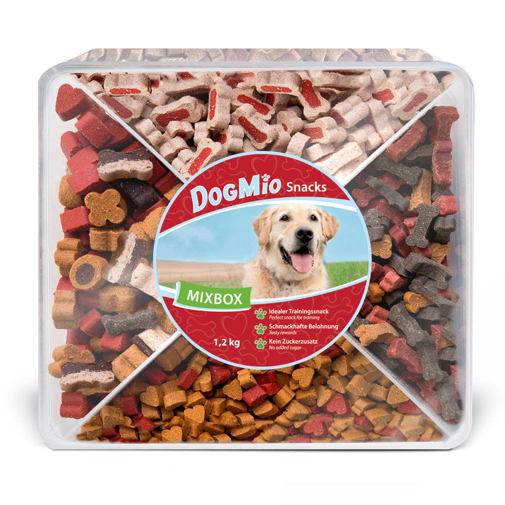 DogMio Barkis Mixbox Trainingsleckerlis für Hunde - 1,2 kg von DogMio