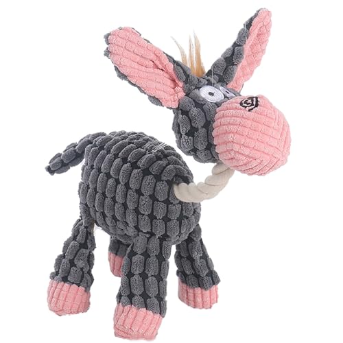 DoggKKin Esel-Design hundespielzeug mit Seil, Kuscheltier für Kleine und mittlere für Welpen und Hunde – Hundespielzeug für Interaktion und Zahnpflege – Stofftier für Hunde 45 cm DoggKKin Esel-Design hundespielzeug mit Seil, Kuscheltier für Kleine und mittlere für Welpen und Hunde – Hundespielzeug für Interaktion und Zahnpflege – Stofftier für Hunde 45 cm von DoggKKin