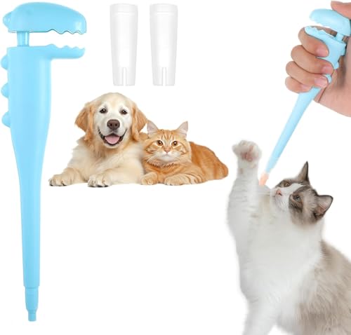 DoggKKin Pillenspender für Katzen und Hunde, einfach zu bedienender Medikamenten-Futterspender für Tabletten und Pillen, sichere und effektive Lösung für Haustierbesitzer, 2 Stück DoggKKin Pillenspender für Katzen und Hunde, einfach zu bedienender Medikamenten-Futterspender für Tabletten und Pillen, sichere und effektive Lösung für Haustierbesitzer, 2 Stück von DoggKKin