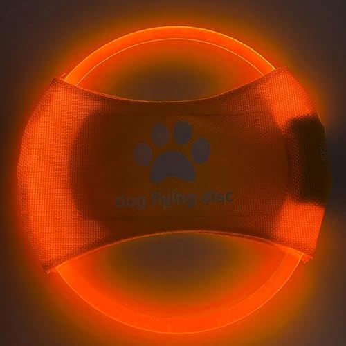 Wiederaufladbare LED-Frisbee für Hunde – leuchtende fliegende Scheibe für Nachtspiele – langlebiges wasserdichtes LED-Hundespielzeug für Outdoor-Training – perfekt für Hinterhof, Park & Strandspaß Wiederaufladbare LED-Frisbee für Hunde – leuchtende fliegende Scheibe für Nachtspiele – langlebiges wasserdichtes LED-Hundespielzeug für Outdoor-Training – perfekt für Hinterhof, Park & Strandspaß von DoggKKin
