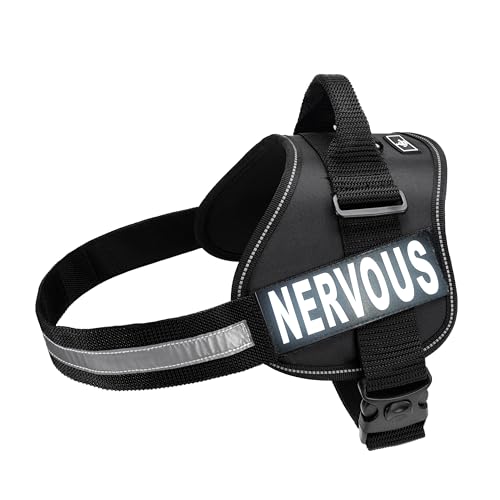 Nervous Nylon Service Dog Vest Harness Kauf kommt mit 2 reflektierenden nervösen abnehmbaren Patches Bitte messen Sie Ihren Hund vor der Bestellung Nervous Nylon Service Dog Vest Harness Kauf kommt mit 2 reflektierenden nervösen abnehmbaren Patches Bitte messen Sie Ihren Hund vor der Bestellung von Doggie Stylz