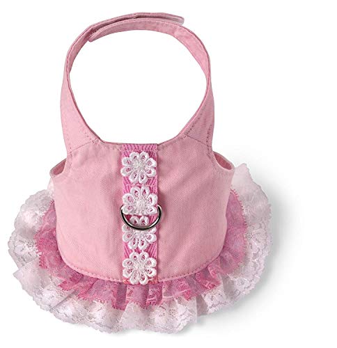 Doggles Hundegeschirr-Kleid, Pink, Größe S von Doggles