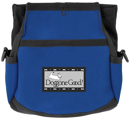 Doggone Good! Rapid Rewards Deluxe Dog Training Bag with Belt by (Blue) by von Doggone Good
