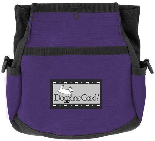 Doggone Good! Rapid Rewards Deluxe Dog Training Bag with Belt by (Purple) by von Doggone Good