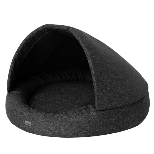 Hundehöhle Hundebett Katzenbett Hundehütte Haustierbett Hundehaus Hundeliegen Hundesofa Korb Sofa Schlafplatz, Größe 2: 100 x 100 x 62 cm, Schwarz Hundehöhle Hundebett Katzenbett Hundehütte Haustierbett Hundehaus Hundeliegen Hundesofa Korb Sofa Schlafplatz, Größe 2: 100 x 100 x 62 cm, Schwarz von DOGGY