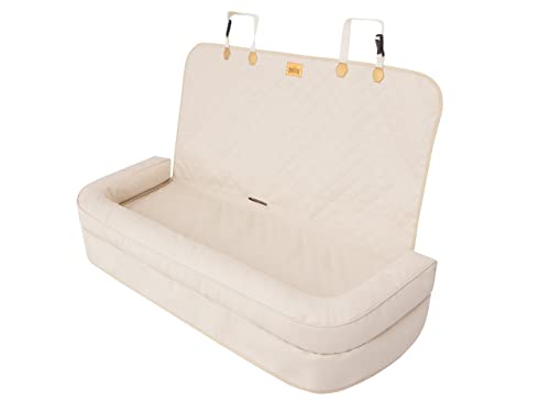 Hundeautositz, Hundebox, Hundebett, Transportboxen, Rückbank, Hundedecke, Hundekörbchen, Katzenbett, für kleine Hunde, 135 x 45 cm, Beige Skaj Hundeautositz, Hundebox, Hundebett, Transportboxen, Rückbank, Hundedecke, Hundekörbchen, Katzenbett, für kleine Hunde, 135 x 45 cm, Beige Skaj von DOGGY