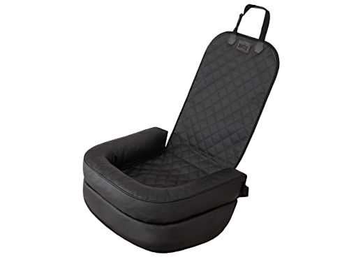 Hundeautositz, Hundebox, Hundebett, Transportboxen, Rückbank, Hundedecke, Hundekörbchen, Katzenbett, für kleine Hunde, 55 x 42 cm, Schwarz Skaj Hundeautositz, Hundebox, Hundebett, Transportboxen, Rückbank, Hundedecke, Hundekörbchen, Katzenbett, für kleine Hunde, 55 x 42 cm, Schwarz Skaj von DOGGY