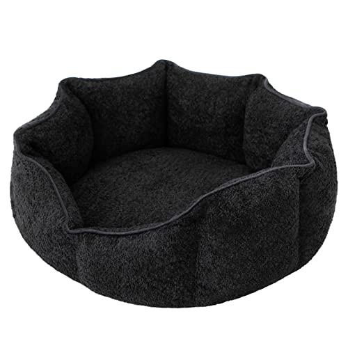 DOGGY Hundebett, Katzenbett, Hundesofa, Abnehmbar Bezug, Sofa für kleine Hunde, Möbel für Tiere, Hundeliege, Schlafplätze, Waschbar, L: 60x52 cm, Schwarz DOGGY Hundebett, Katzenbett, Hundesofa, Abnehmbar Bezug, Sofa für kleine Hunde, Möbel für Tiere, Hundeliege, Schlafplätze, Waschbar, L: 60x52 cm, Schwarz von DOGGY