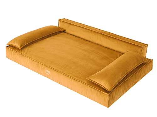 DOGGY Hundebett Haustierbett Hundeliegen Hundecouch Liegen Hundekissen Bett Sofa Hundekorb Tierbett Weich Hundesofa Matratze Schlafplãtze, Gelb, 99 x 66 cm DOGGY Hundebett Haustierbett Hundeliegen Hundecouch Liegen Hundekissen Bett Sofa Hundekorb Tierbett Weich Hundesofa Matratze Schlafplãtze, Gelb, 99 x 66 cm von DOGGY