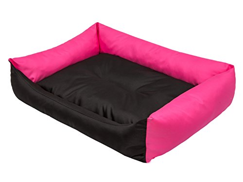 DOGGY Hundebett Katzenbett Haustierbett Katzenliege Hundeliege Hundekissen Hundematratze Tierbett Hundesofa Matratze, Schwarz und rosa, XL - 82 x 60 cm DOGGY Hundebett Katzenbett Haustierbett Katzenliege Hundeliege Hundekissen Hundematratze Tierbett Hundesofa Matratze, Schwarz und rosa, XL - 82 x 60 cm von DOGGY