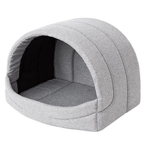 Hundehütte Katzenhütte Hundehöhle Katzenhöhle Hundehaus Katzenhaus Hütte Höhle Hundekissen Katzenkissen Haustierhütte, Größe 1: 45x33x28 cm, Asche Hundehütte Katzenhütte Hundehöhle Katzenhöhle Hundehaus Katzenhaus Hütte Höhle Hundekissen Katzenkissen Haustierhütte, Größe 1: 45x33x28 cm, Asche von DOGGY