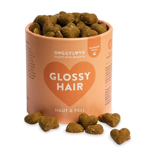 DoggyLove Glossy Hair – Haut- & Fellpflege, Premium Hundeleckerli, Haut- & Fellgesundheit, Hundesnacks Gesundheit, Vitamin E & Vitamin Biotin – Ergänzungsfuttermittel, natürliche Zutaten DoggyLove Glossy Hair – Haut- & Fellpflege, Premium Hundeleckerli, Haut- & Fellgesundheit, Hundesnacks Gesundheit, Vitamin E & Vitamin Biotin – Ergänzungsfuttermittel, natürliche Zutaten von DoggyLove