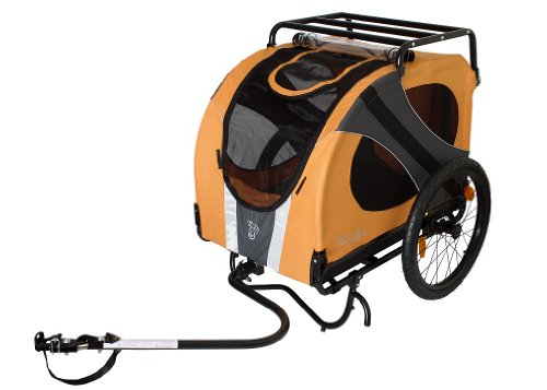 DoggyRide, Novel10 (Leine, PET Matte, Dach Rack mit), Luxus Bike, Carier, Trailer für Tier/Hund. von DoggyRide