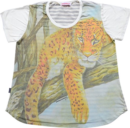 Doggy Dolly TH007 T-Shirt Tiermotiv, Leopard von Doggydolly