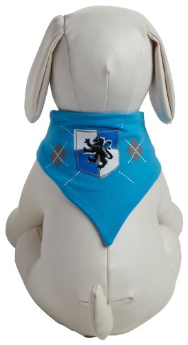 Dogit Style Argyle Hundehalstuch, Größe S, Blau von Dogit