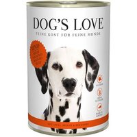 DOG'S LOVE Adult Classic 6x400g Rind mit Apfel & Spinat von Dog's Love