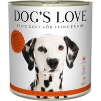DOG'S LOVE Adult Classic 6x800g Rind mit Apfel und Spinat von Dog's Love