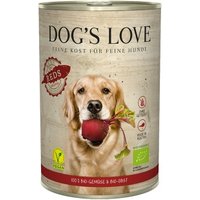 DOG'S LOVE Reds Bio, Obst und Gemüse 6x400 g von Dog's Love