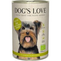 DOG'S LOVE BIO 6x400g Huhn mit Buchweizen & Sellerie von Dog's Love