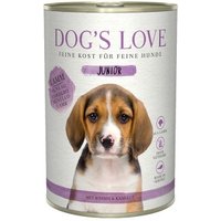 DOG'S LOVE Junior Lamm mit Kürbis 6x400 g von Dog's Love