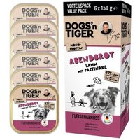 Dogs'n Tiger Abendbrot Multibox Lamm & Pastinake 6x150 g von Dogs'n Tiger