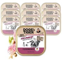 Dogs'n Tiger Abendbrot Schale Lamm & Pastinake 10x150 g von Dogs'n Tiger